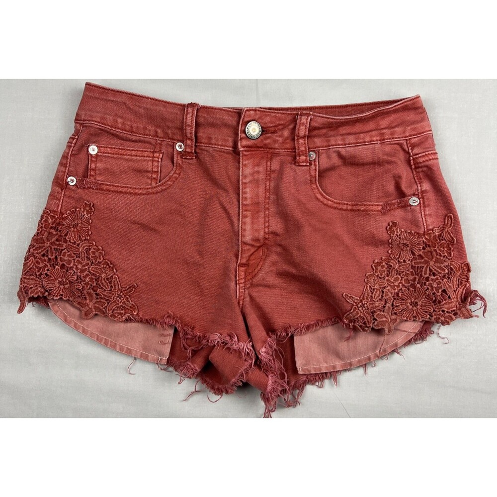 American Eagle Hi-Rise Festival Short Size 8